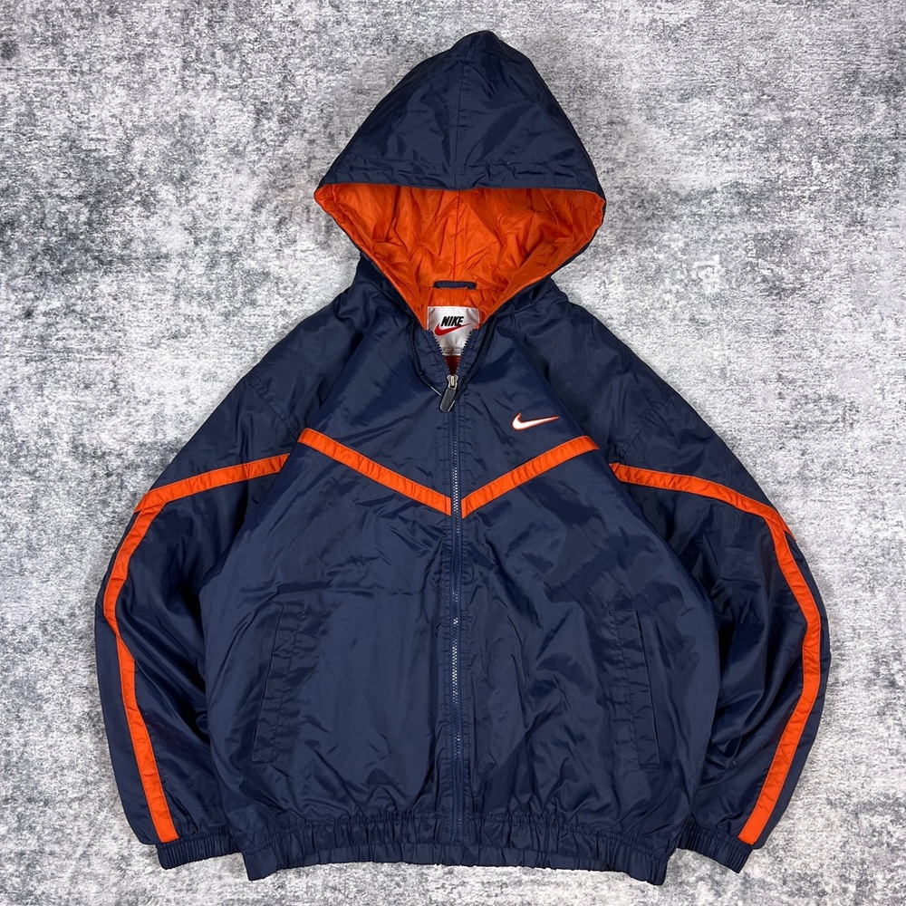 Vintage 90s Nike Quilt Lined Medium Weight Track Jacket M